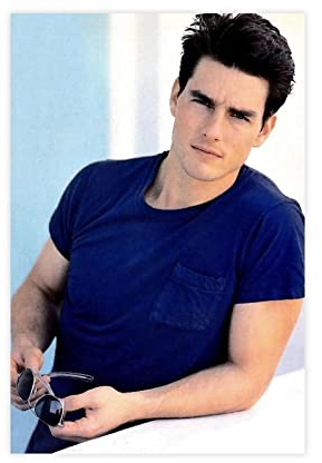 MOIT Schauspieler Tom Cruise 1 Leinwand-Poster, Schlafzimmer, Dekoration, Sport, Landschaft, Büro, Raumdekoration, Geschenk, ohne Rahmen, 30 x 45 cm