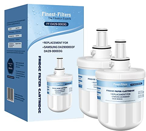 2 x Finest Filters DA29-00003F Fridge Water Filter, Compatible with Samsung Aqua Pure Plus DA29-00003F, HAFIN1, DA29-00003B, DA29-00003A-B, DA29-00003A, DA97-06317A, DA61-00159A