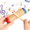- Guiro madera | Bloque tono Guiro - Rhythm Toy Pine Formación educativa Musical Tone Block Rallador con raspadores
