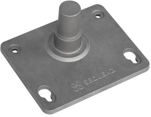 SEQUENZ Adapter, zur Montage von KORG MPS-10 oder anderen Sample-Pads, Aluminium