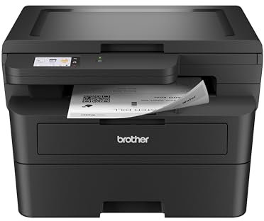 Brother HL-L2480DW Kompakter kabelloser Monochrom-Laserdrucker mit Kopieren und Scannen, Duplex, mobil, Schwarz und Weiß | Inklusive Abonnement-Test (1), Amazon Dash