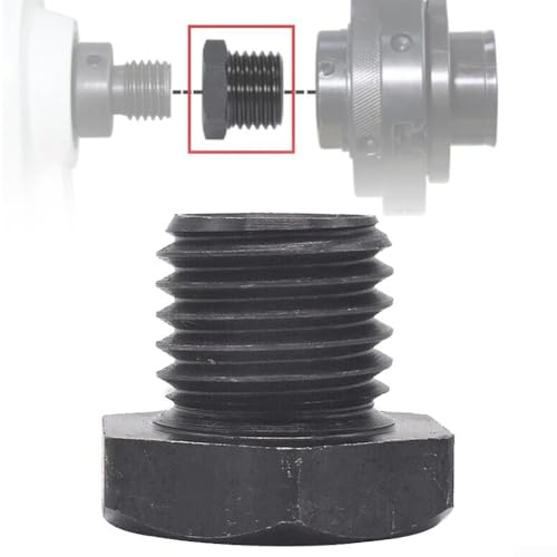 CARMOTTER Holzdrehfutter-Adapter, Holzbearbeitung M18X2 5 auf 18TPI Drehmaschine Spindeladapter, gut ausbalanciert für effektives Drehen