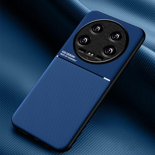 TIANCI Cover per Xiaomi 14 Ultra, Case Texture Antiscivolo e Antiurto, [Pelle PU Delicata Sulla Pelle] [TPU Ultrasottile] Custodia per Xiaomi 14 Ultra