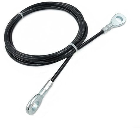Cavo di ricambio per fitness e palestra, resistente, in acciaio da 5 mm, per palestra domestica, cavo di ricambio da 6 mm, cavo di ricambio (2 m)