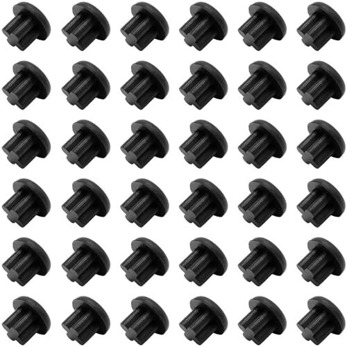 30 Pcs 3.5mm Rubber Dust Plug,Anti-Dust Cover Protector Headphone Jack Dust Plug Dust Cap for Mobile Phone Laptop Desktop Computer,Black