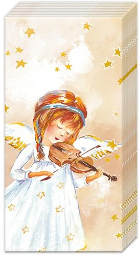 IHR Papiertaschentücher The Concert, 21 x 21 cm, 10 Stück, Taschentücher, Motivtaschentücher zum Dekorieren, Serviettentechnik