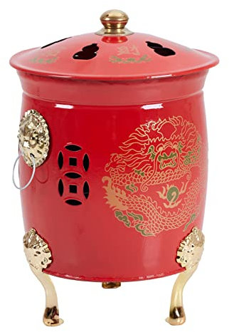GETSTREE incinerator,burning bin, Large Steel Incinerator Steel Barrel Burn Garden Rubbish Waste Fire Pit Burning Bin Cinerator Wood burner Ready To Use