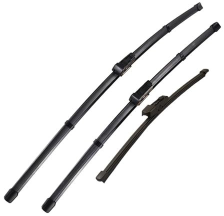 Auto-Scheibenwischer Kompatibel Mit Skoda Für Citigo 2011-2021 Wischer LHD Vorne Hinten Wischerblätter Set Windschutzscheibe Windschutzscheibe Fenster Regenbürste 24+16+10