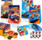 Rennauto Geschenktüten Hot- 12Pcs Wheels Papiertüten 18 Aufkleber Sticker Kinder Autos Party Geschenktüte Mitgebsel Kindergeburtstag Candy Bar Süßigkeiten Tüten Geschenken Giveaways Party Bag Supplies