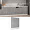Myheimly Geschirrspülerblende Betongrau 59,5x3x67 cm Holzwerkstoff Küchenschrank Küchenzeile Küchenmöbel Unterschrank Küchenunterschrank Schrank