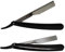 minkissy 1 Jeu Rasoir Manuel Pour Homme Double Lames De Rasoir Rasoirs Pour Couper Les Cheveux Coiffeur Para Straight Razor Rasoir Coupe Choux Rasoir Sécuritaire Rasoir Homme Black 2 Pièces