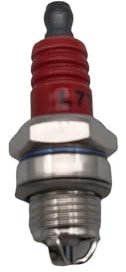 JSPOZMD Auto-Styling Zündkerze L7T 2-Takt-Elektrode Benzin-Kettensäge Freischneider Motor für STIHL 017 018 021 023 024 025 026 MS 170 180 190 200 Praktisch(1PCS-red)