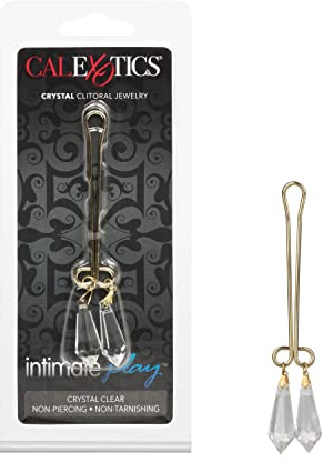 California Exotics Cleopatra Collection Clitoral Jewelry, Crystal Clear