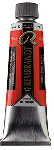 Rembrandt Oil Colour Tube 150 ml Permanent red medium 377 (01073772)