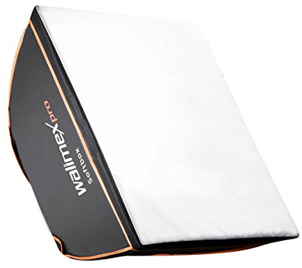 Walimex pro Softbox Orange Line 40x40, Schwarz, Weiß, 18773