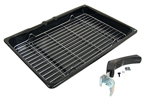 Bush Grillpfanne für Ofen/Herd mit Grillrost & abnehmbarem Griff