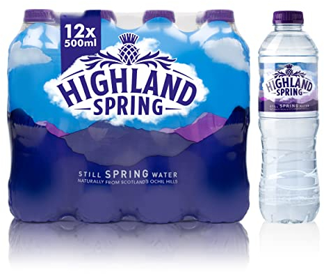 Highland Spring Still Spring Water, 12 x 500ml