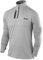 TCA Funktionsshirt Herren Langarm - Fusion Pro Quickdry Langarmshirt atmungsaktiv - Wandershirt Laufshirt mit Reißverschluss - Outdoor Longsleeve Sport Pullover - Grau/Grau, M