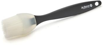 de Buyer - Silikon Pinsel Oval - 25cm Länge - 4807.60N, Schwarz
