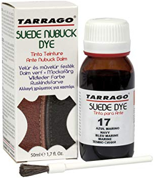 Tarrago | Tinte para Ante | Azul Marino | Suede Nubuck Dye 50 ml | Tinte Para Zapatos, Calzado, Bolsos y Accesorios | Apto Para Ante Natural y Sintético, Nobuck y Similares (el empaque puede diferir)