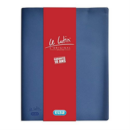 ELBA Protège-documents Le Lutin Original PVC 40 Pochettes 80 Vues Bleu