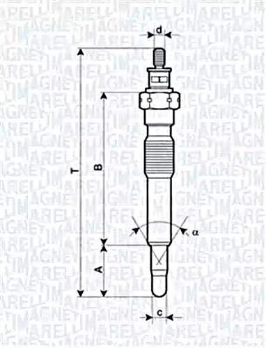 Magneti Marelli 062900092304 Glühkerze
