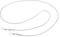 TOYANDONA Fashion Stainless Steel Snake Chain Style Eyeglass Sunglasses Chain Cord Neck Strap Holder (Silver)