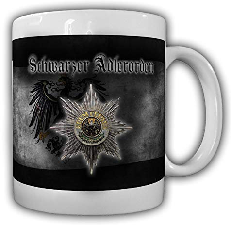 Schwarzer Adlerorden Preußen Ostpreußen Orden Auszeichnung Verdien Tasse #15854