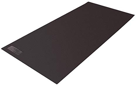 Feedback Sports Floor Mat zur Geräuschminimierung Tragbarer Fahrradständer, Schwarz, One Size