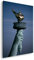 deyoli Fackel der Freiheitsstatue Format: 80x60 als Leinwand, Motiv fertig gerahmt auf Echtholzrahmen, Hochwertiger Digitaldruck mit Rahmen, Kein Poster oder Plakat