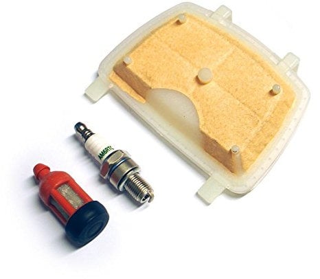 RocwooD Air & Fuel Filter Spark Plug Service Kit Fits Stihl MS171 MS181 MS211 Chainsaw