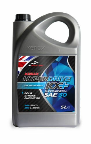 Kerax HYPERDRIVE SAE30 FOUR 4 STROKE ENGINE OIL 5L 5 Litre