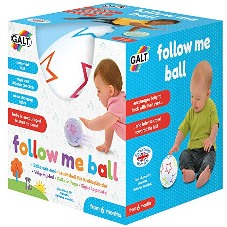 Galt Toys, Follow Me Ball, Baby Sensory Toys, Ages 6 Months Plus
