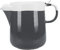 La Cafetière C000431 Barcelona Large Teapot, Ceramic, Cool Grey, 1.2 L