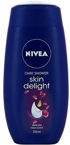 Nivea Skin Delight Delicate Rose Shower Gel Pack of 6 x 250 ml
