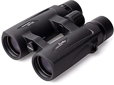 Kenko Fernglas Ultraview EX OP 10x42 DH III, Dachkantprisma, wasserdicht IPX7, für Outdoor, Konzert, Sportbeobachtung, schwarz, 001349