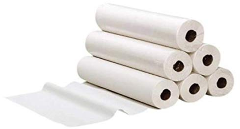 Liegenabdeckung, 6 Rollen, 2 x 18 g, 80 x 37 cm, reinweiß, Watte Typ 135
