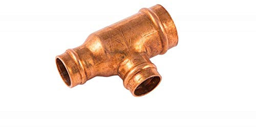 COMAP 72192 22mm x 15mm x 15mm Solder Ring Unequal Tee - Plumbing Fitting