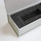 4 x Silber-Grau Magnetische Präsentations-Geschenkschachtel für USB-Stick - Geschenkschachtel mit magnetischer Klappe. Enthält Schaum, zum Gebrauch für Flashlaufwerke
