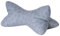 SHD Leseknochen für bequemes und schmerzfreies Lesen – 40 cm ergonomisches Nackenkissen zum Lesen, TV, Reisen in grau