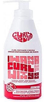 Curly Love Curl Definer Cream, Unico, 290 Millilitro