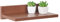 RICOO Wandregal 30 x 8 x 19 Braun Rustikal Eiche, Spanplatte aus Holz, Hängereral WM057-ER, Regal Wand, Bücherregal Bilderregal Fotoregal Küchenregal Hängend Wandboard Regalbrett Schweberegal