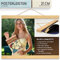 charlique® Magnet Bilderleiste aus Holz 21 cm | A4 | A5 – Klemmschiene für einfachen Bilder Wechsel – die Premium Posterleiste aus Eiche in Tischler Qualität