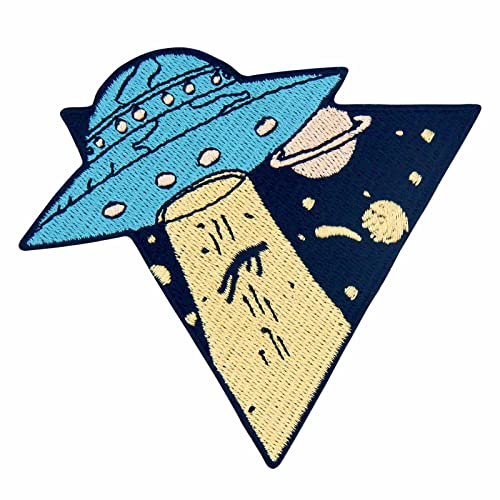 Loser Get in UFO Alien X Datei Patch bestickt Applikation Abzeichen zum Aufbügeln oder Aufnähen