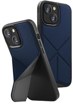 Uniq Hybrid iPhone 14 Magclick Charging Transforma Electric Blue Case