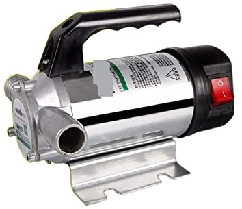 Druckerhöhungspumpe, 50 l/min AC DC elektrische automatische Kraftstoffförderpumpe Kleine Betankungspumpe for Pumpen von Öl/Diesel/Kerosin/Wasser(12V)