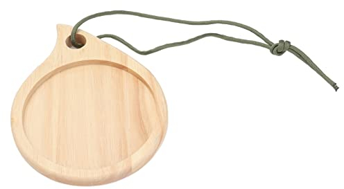 Schneidebretter, Camping-Schneidebrett aus Holz, Mehrzweck-Schneidebrett, klein, rund, Charcuterie-Teller für Obst-Snack, Heim-Campingausflug