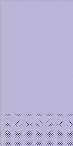 MANK Serviette in LILA aus 3-lagigem Tissue, 33 x 33cm, 1/8 Falz, saugstarke Einmalserviette, 100 Stück, Ideal für Gastronomie, Hochzeiten & Events