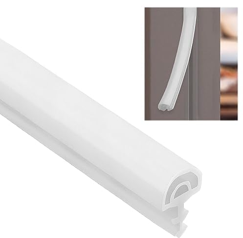 10m Blanc Pvc Isolation Phonique Joint Caoutchouc Porte, Isolation Sonore De Porte En Bois, Phoque Anti-Collision, MatéRiaux Respectueux De L'Environnement Et éLastiques, Largement UtiliséS