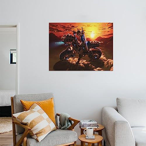 adults kids puzzles jigsaw 1000 pieces jigsaw The Legend of Zelda puzzle Breath of the Wild jigsaw education toys game family decoration(38x26cm)-FD12